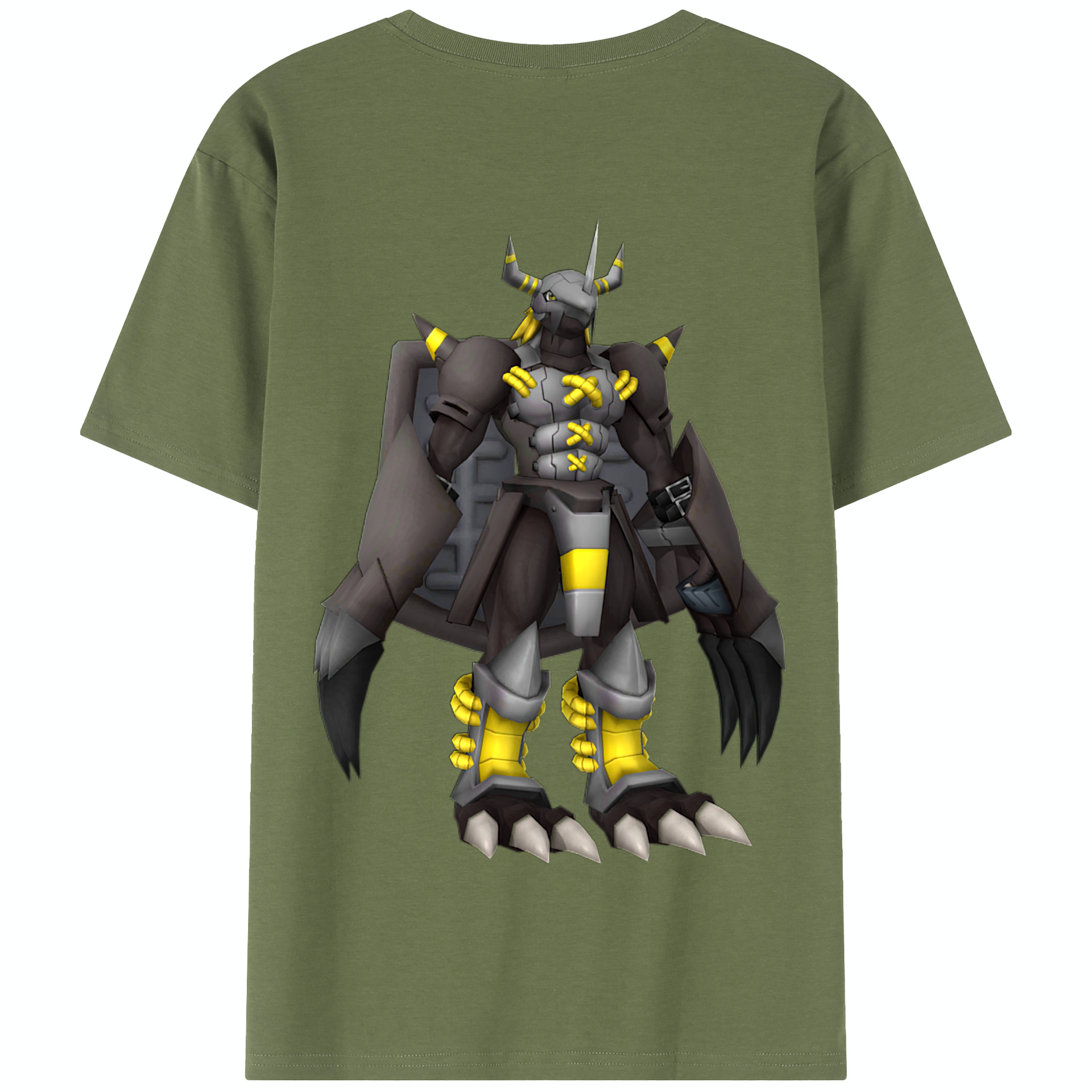 （画像用） Digimon デジタルモンスター/デジモン 綿100％半袖Tシャツ（背面プリント）